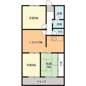 ゴールデンエイジ(3LDK/4階)の間取り写真