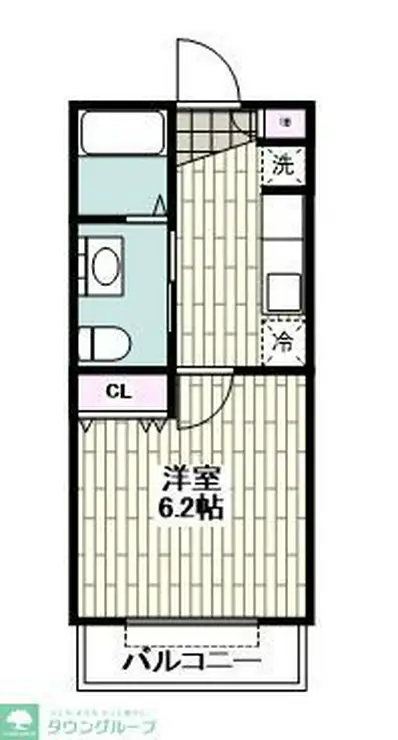 ガーデンコート仲宿 III 2階階 間取り