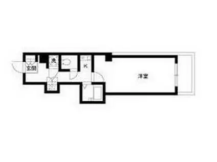 ダイヤモンドレジデンス両国(1K/5階)の間取り写真