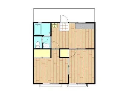 北久保ハイツ(2DK/2階)の間取り写真