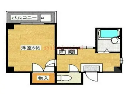 サンハイツ藤(1K/1階)の間取り写真