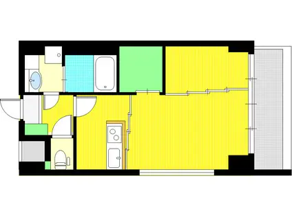 MSPALAZZO NECO SUMUSU(1LDK/6階)の間取り写真