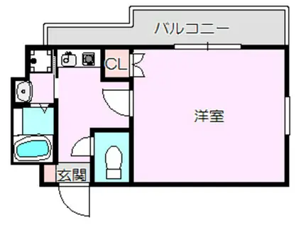 CREATO新大阪SERENITY(1K/6階)の間取り写真
