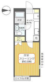 セントポーリア綾瀬(1K/1階)の間取り写真