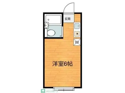 吉盛ビル(ワンルーム/2階)の間取り写真