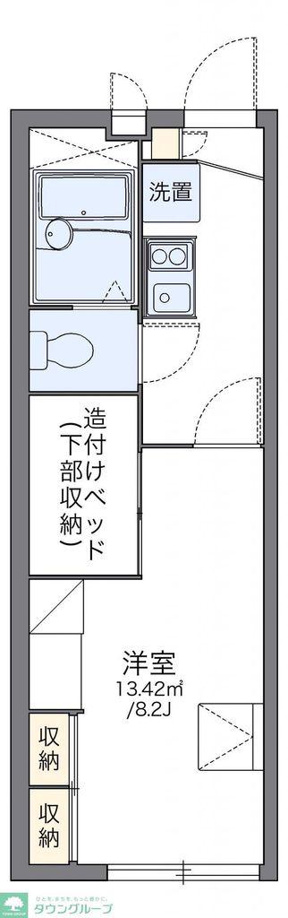 レオパレスプリマヴェーラ(1K/2階)の間取り写真