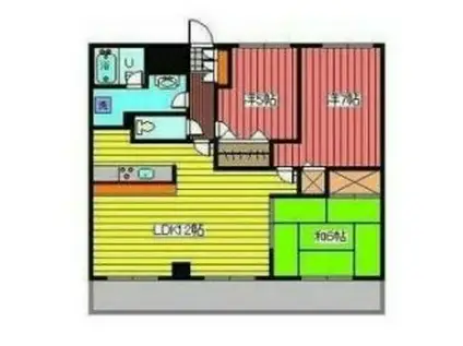 PARK SQUARE 西川口(3LDK/6階)の間取り写真