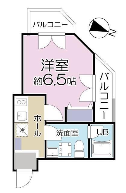 パークホームズ千川(1K/3階)の間取り写真
