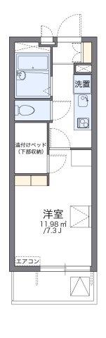 レオパレスオリオン(1K/3階)の間取り写真