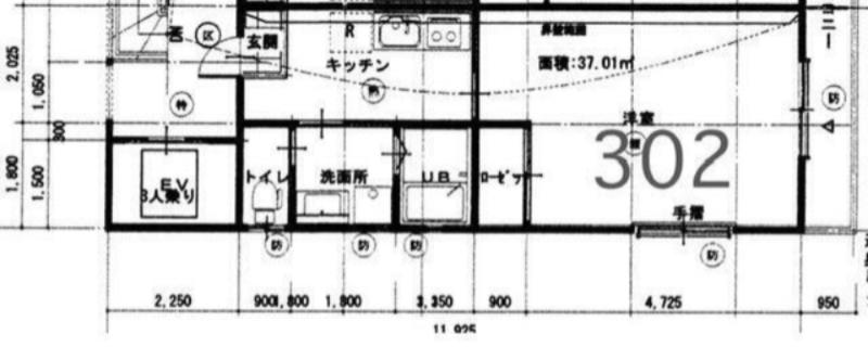 ベルサード-豪徳寺1丁目-(1K/2階)の間取り写真