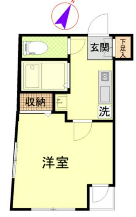 ゼフィール横濱 5階階 間取り