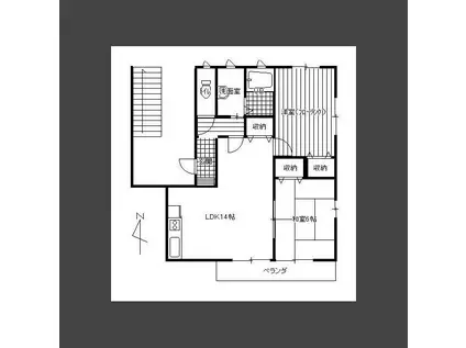 コーポ・ヒロII(2LDK/3階)の間取り写真