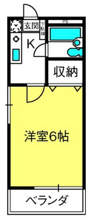 シュロス大泉 1階階 間取り