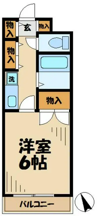 ベルハイツ3 3階階 間取り