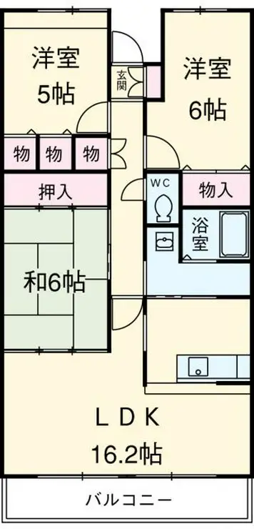 エクシード八千代中央 3階階 間取り