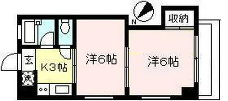 サンストーク 6階階 間取り