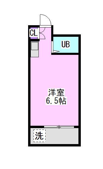 ロイヤルパレス馬橋(ワンルーム/4階)の間取り写真