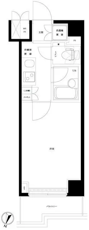 ルーブル中野沼袋 9階階 間取り