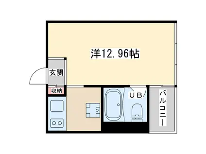 アクアプレイス大阪レジェンドⅡ(ワンルーム/5階)の間取り写真