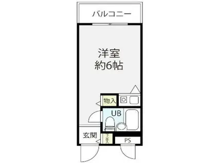 日興パレス池袋PARTII(ワンルーム/4階)の間取り写真