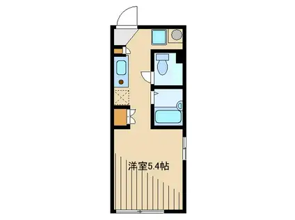FUSION上板橋(ワンルーム/4階)の間取り写真