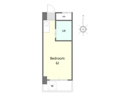 トップ錦糸町第2(ワンルーム/2階)の間取り写真