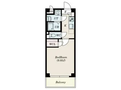 各種賜りますGRANDUKE算所(1K/3階)の間取り写真