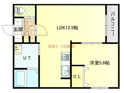 ル シャノワールII(1LDK/3階)の間取り写真