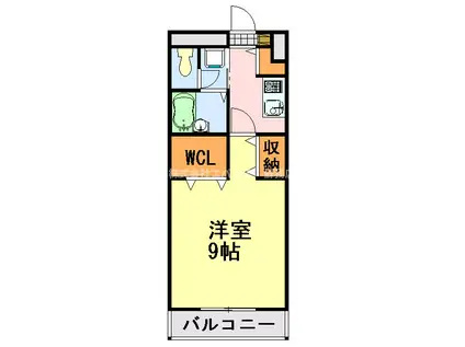 グレイス司(1K/3階)の間取り写真