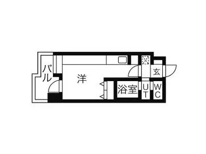 LA VITA410(1K/4階)の間取り写真