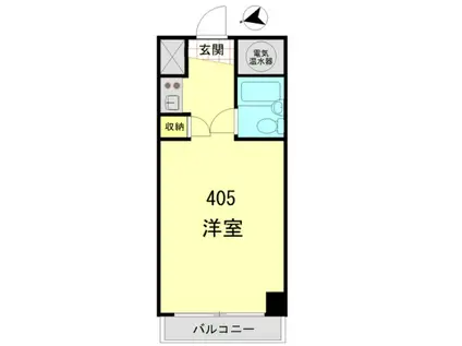 東池袋マンション(ワンルーム/4階)の間取り写真