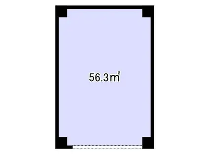 桑島ビルA(ワンルーム/1階)の間取り写真