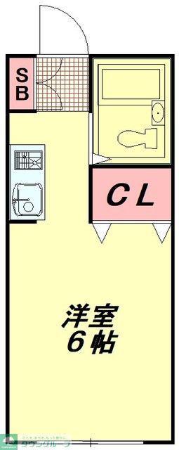 MKハイツII(1K/1階)の間取り写真
