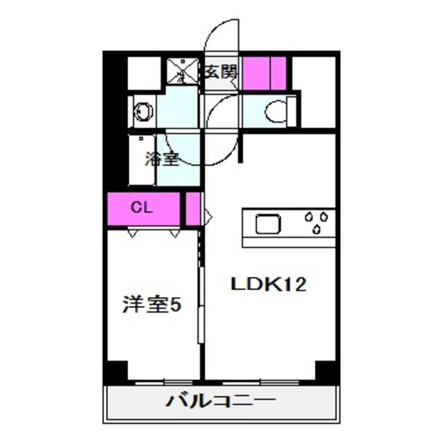スプレンダースマイル(1LDK/2階)の間取り写真