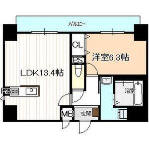 ヴェルドュアルテ(1LDK/2階)の間取り写真