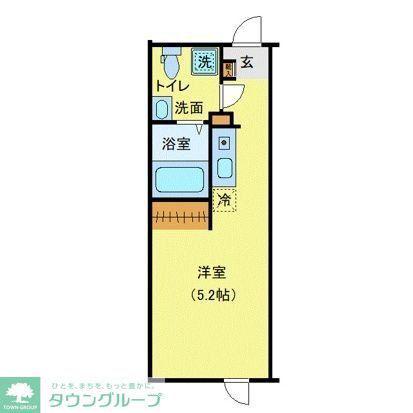 フィオーレ金町II(ワンルーム/3階)の間取り写真