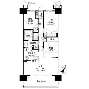 プレミアムフォート稲沢(3LDK/9階)の間取り写真