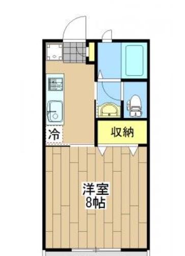 KSコートクレオⅠ番館(1K/1階)の間取り写真