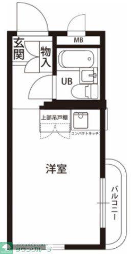 アーバンホーム日野台(ワンルーム/3階)の間取り写真