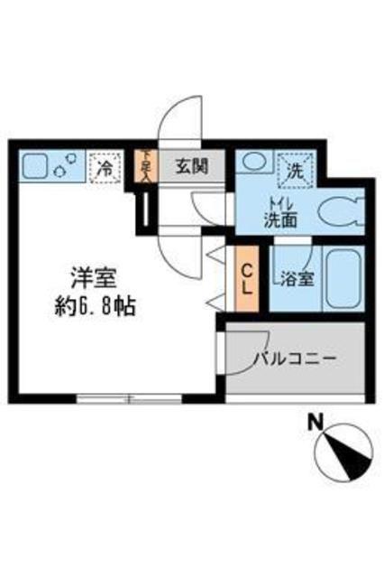 HF上石神井レジデンス(ワンルーム/7階)の間取り写真