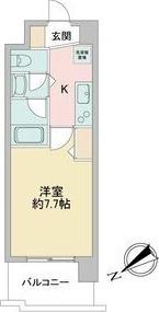 アルフィーレ新栄(1K/9階)の間取り写真