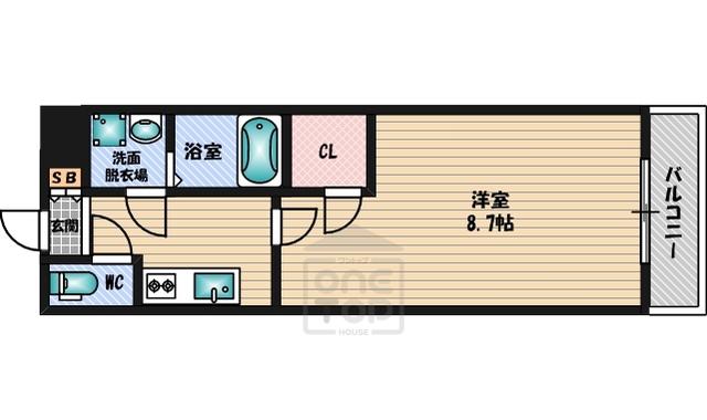フジパレス吹田イーストⅢ番館(1K/3階)の間取り写真