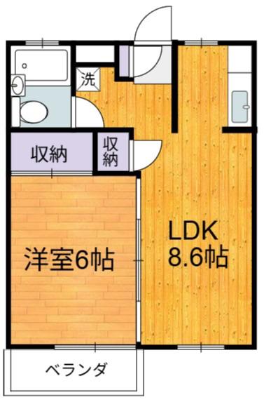 SRP SOCIETY(1LDK/2階)の間取り写真