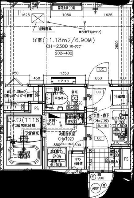 北品川2丁目工事PJ(1K/2階)の間取り写真