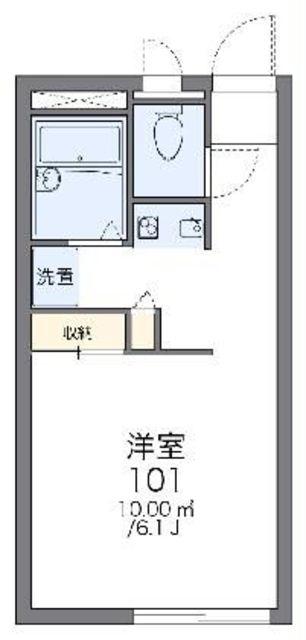 レオパレスAMAKUSA(1K/2階)の間取り写真
