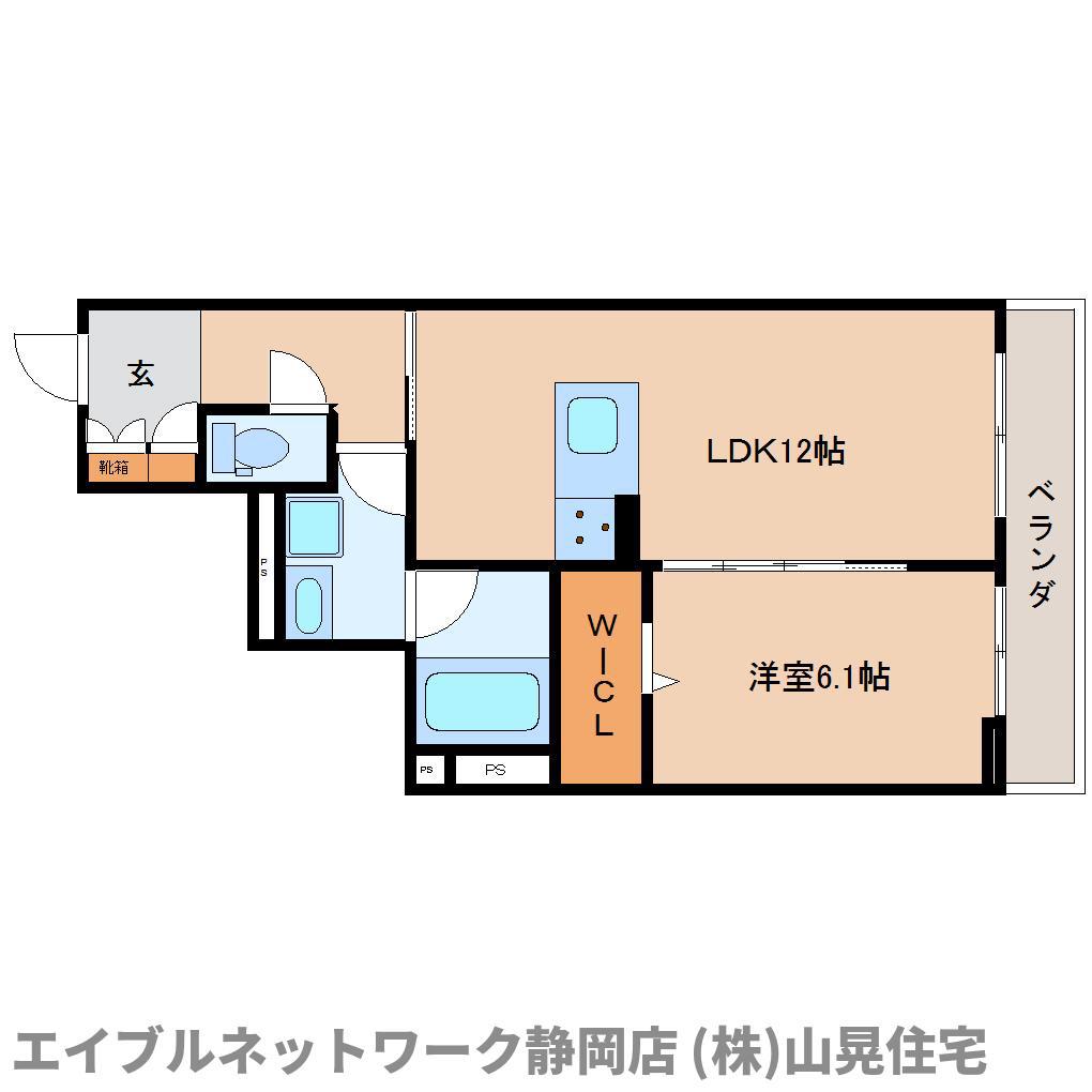 BEREO OIWA(1LDK/2階)の間取り写真