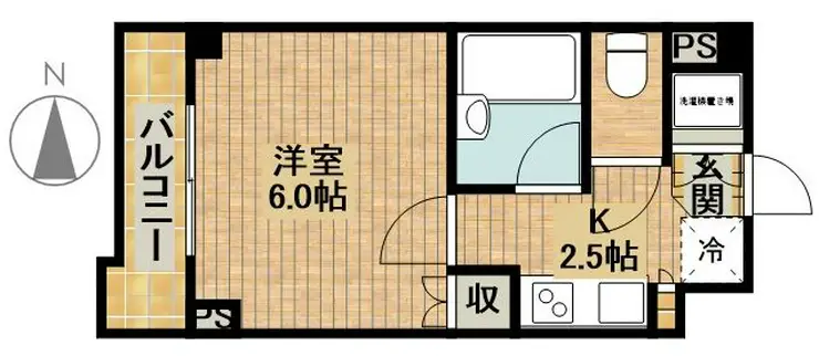 ルーブル武蔵新城 3階階 間取り