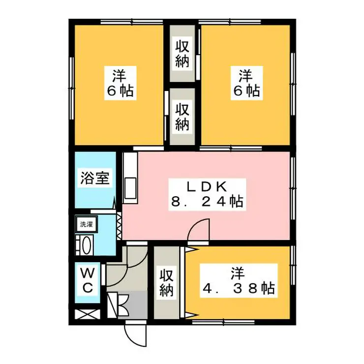 ヴィバシティ寿 2階階 間取り