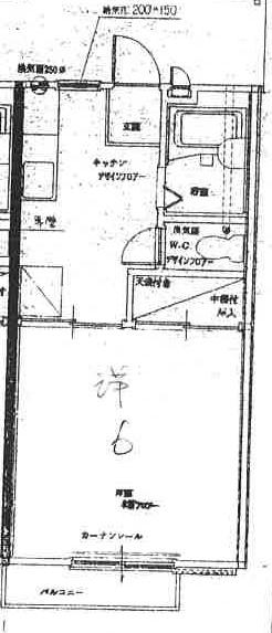 ほんどう企画アパート1(1K/1階)の間取り写真