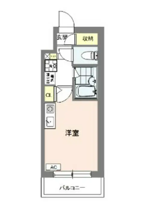アンセラジオ新越谷 6階階 間取り